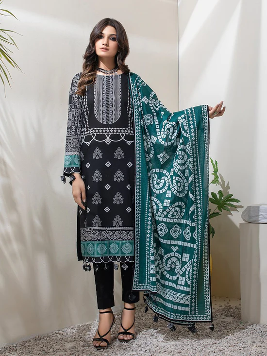 Salitex Unstitched 3pc Printed Lawn