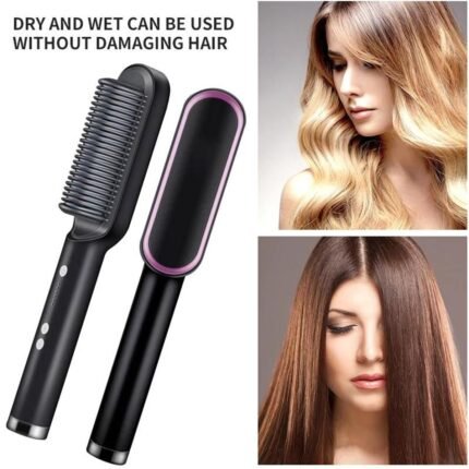 Straightener Brush Comb